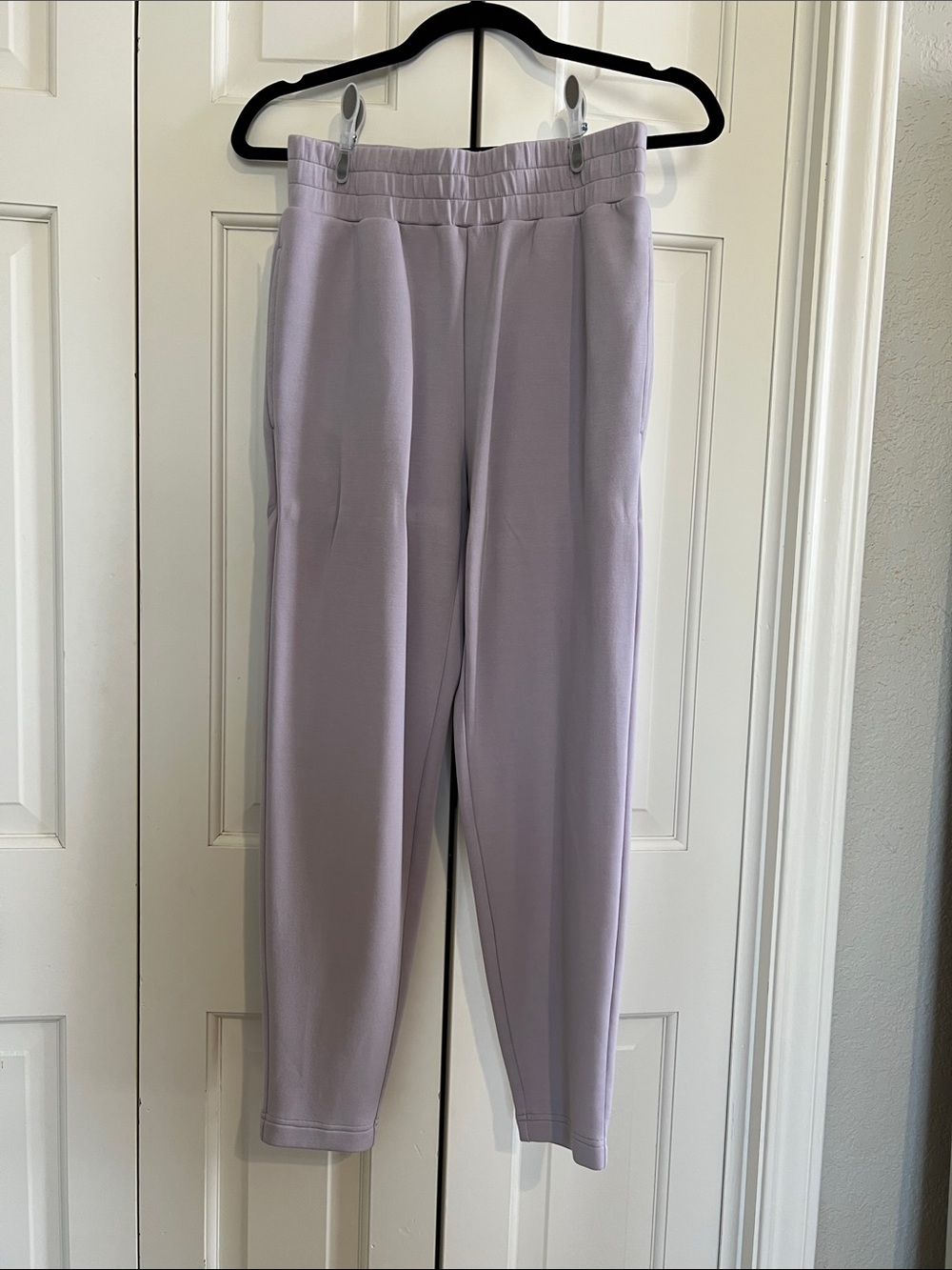 Varley Lavender Pull-On Track Pants XS
